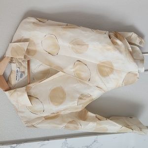 Vintage Nora Noh 100% Silk Wrap Around Top